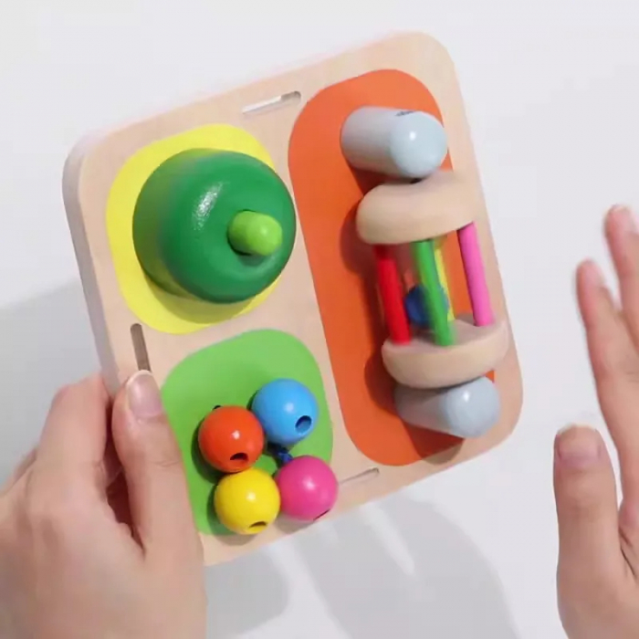 Panou Activitati Montessori din Lemn [4]