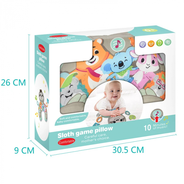 Perna Tummy Time cu jucarii atasate [6]