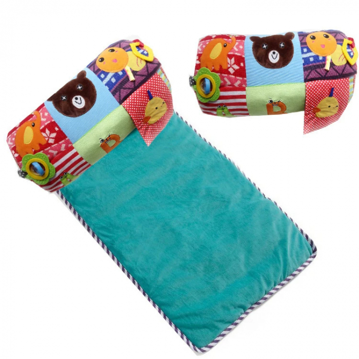 Set Tummy Time: Salteluta si Pernuta cu Activitati Interactive [4]