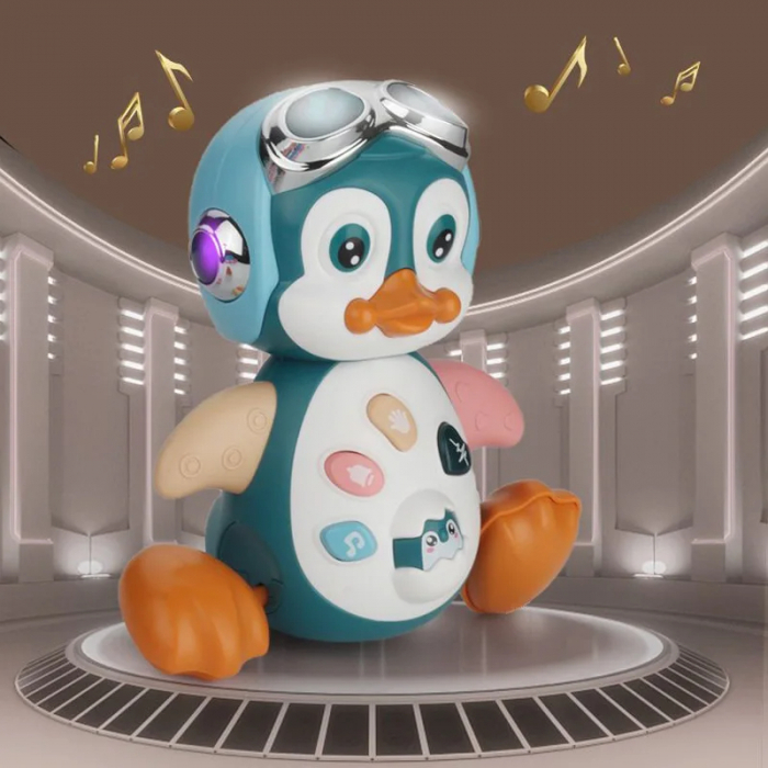 Pinguin Interactiv Muzical - Jucarie Educativa pentru Bebelusi [5]