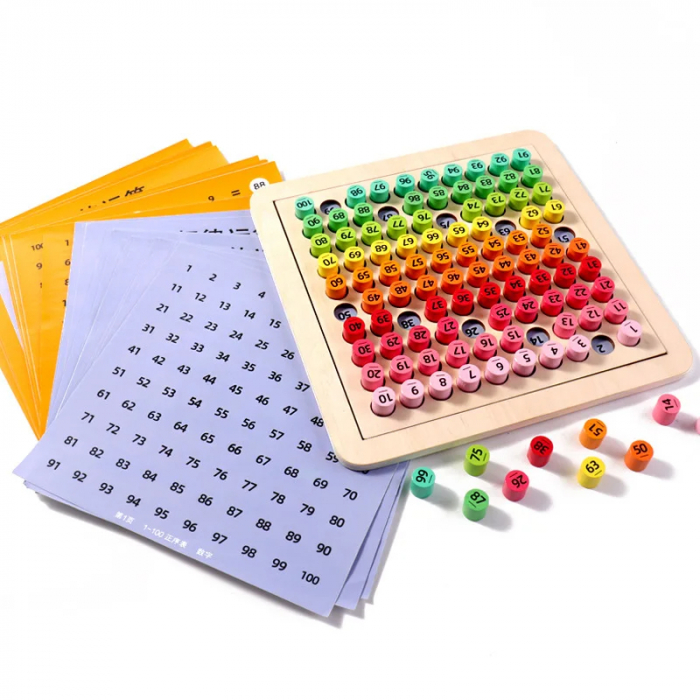 Placa Montessori cu 100 de Cifre [4]