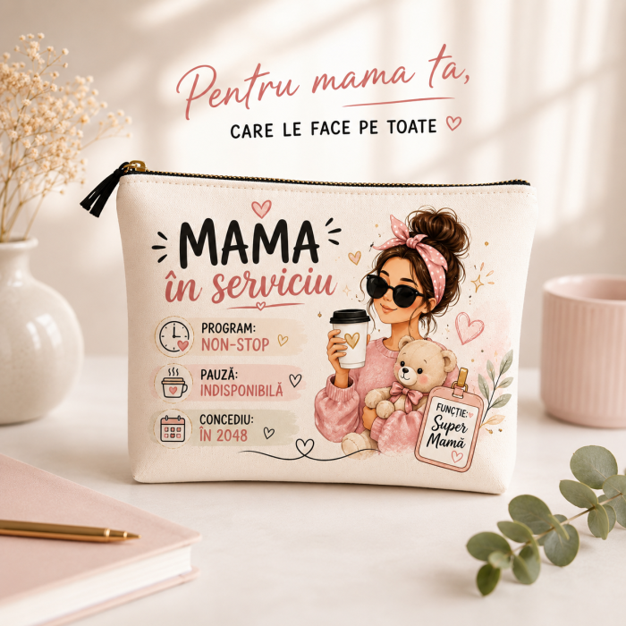 Portfard Personalizat "Mama in Serviciu" [3]