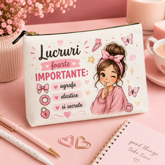 Portfard Personalizat pentru Fetite – "Lucruri Foarte Importante" [3]