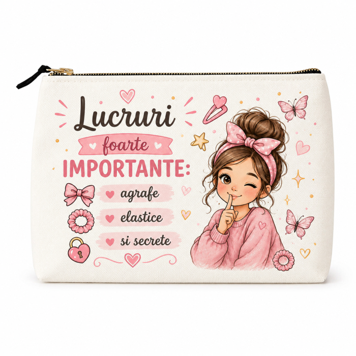 Portfard Personalizat pentru Fetite – "Lucruri Foarte Importante" [4]