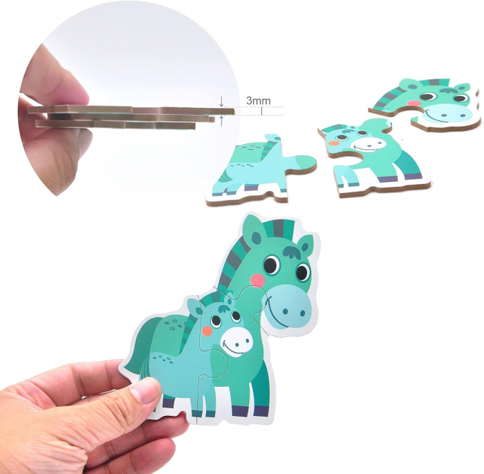 Puzzle Animale de la Ferma - 33 de Piese Mari [4]
