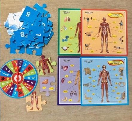 Puzzle Educativ Corpul Uman - Joc Interactiv pentru Copii [6]