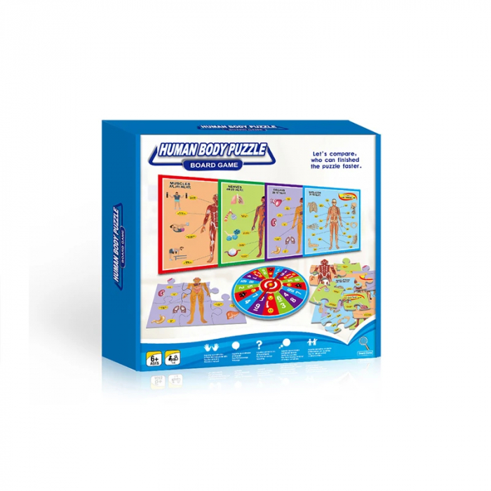 Puzzle Educativ Corpul Uman - Joc Interactiv pentru Copii [1]