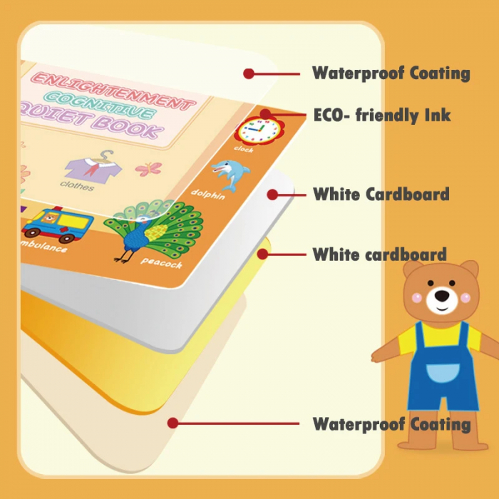 Quiet Book Interactiv – Prima mea carte educativa pentru copii [4]