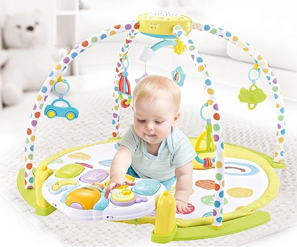 Saltea de joaca bebe cu proiector si pian, Kick & Play [4]