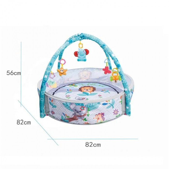 Saltea de Joaca și Activitați pentru Bebe 3 in 1 cu 15 mingiute incluse [6]