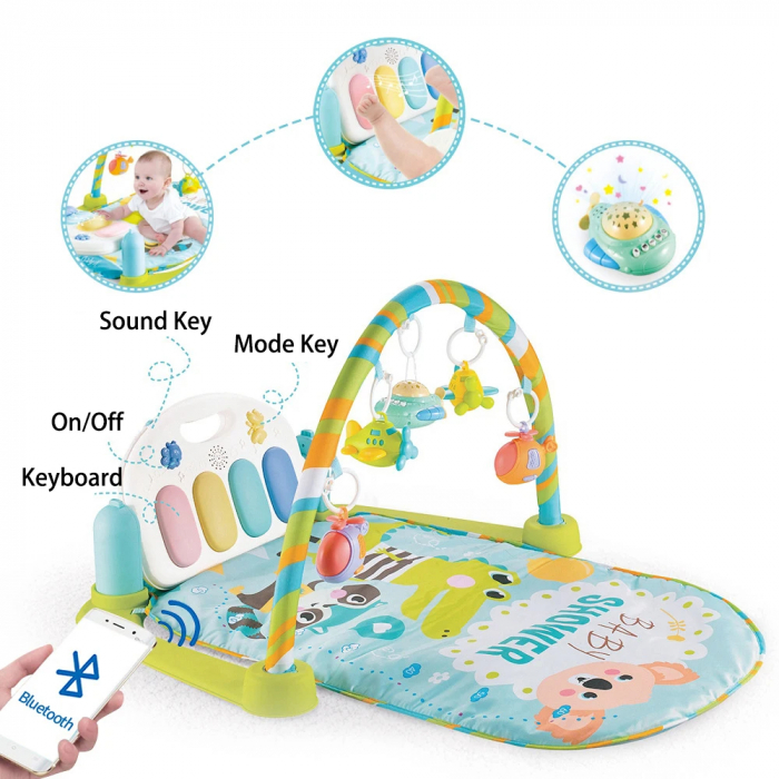 Salteluta bebe Pian, cu proiector si telecomanda [6]