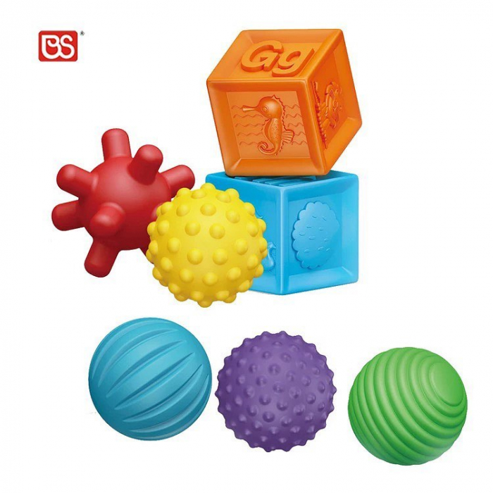 Set 14 cuburi din silicon pentru bebelusi [5]