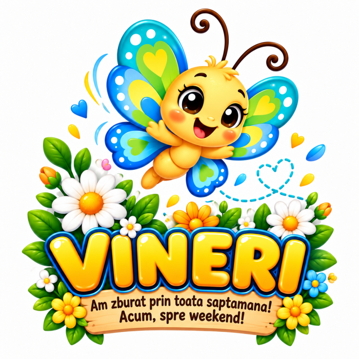 Set 5 tricouri baieti Grupa Fluturasilor – Luni-Vineri, cu mesaje haioase - Copie [6]