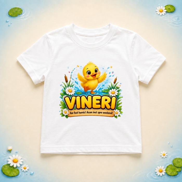 Set 5 tricouri copii pentru gradinita – Grupa Boboceilor, Luni-Vineri [5]