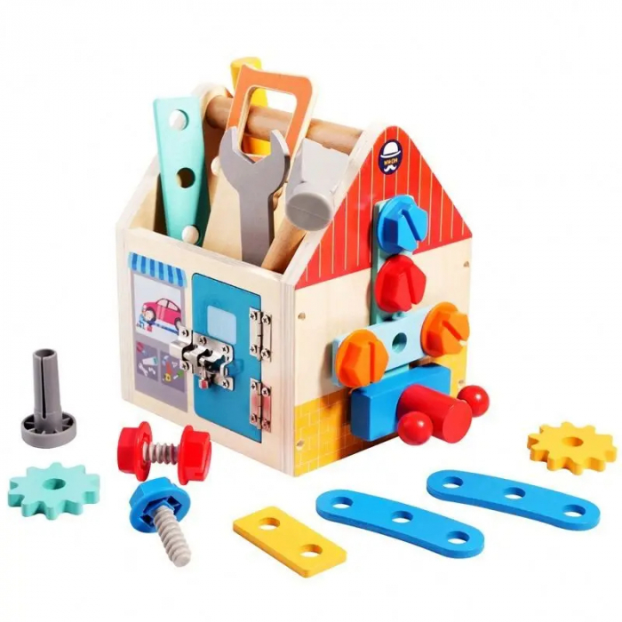Set Atelier de Mesterit din Lemn pentru Copii [2]