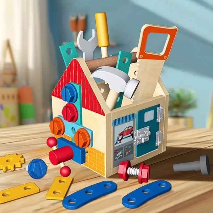 Set Atelier de Mesterit din Lemn pentru Copii [6]