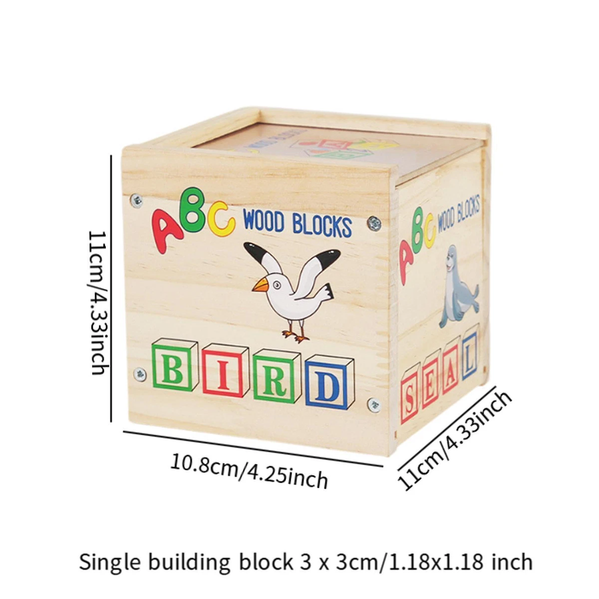 Cuburi educative lemn alfabet si numere [8]