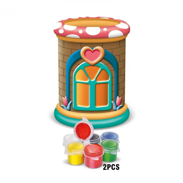 Set de Pictura Ceramica pentru Copii - Atelierul Micilor Artisti, 9 Piese, 3+ Ani [4]