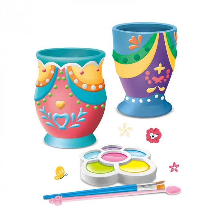 Set de Pictura Ceramica pentru Copii - Atelierul Micilor Artisti, 9 Piese, 3+ Ani [3]