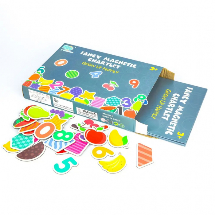 Set Magnetic Educativ pentru Copii - Fructe si Forme, 3+ [2]