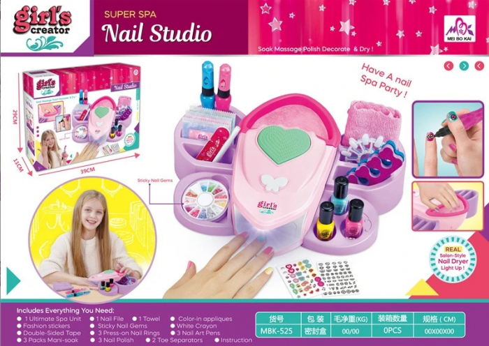 Set Manichiura Super Spa Nail Studio pentru Fetite [1]