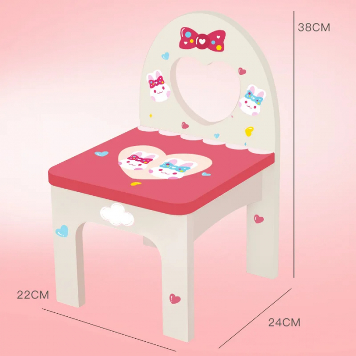 Set Masuta de Toaleta si Machiaj pentru Copii - Colectia Bunny Chic [5]
