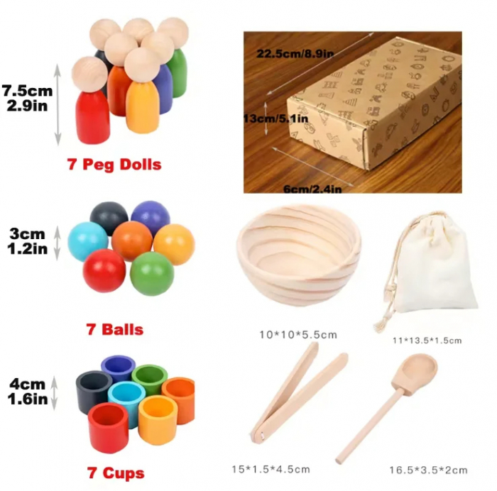 Set Montessori Sortare si Potrivire [7]