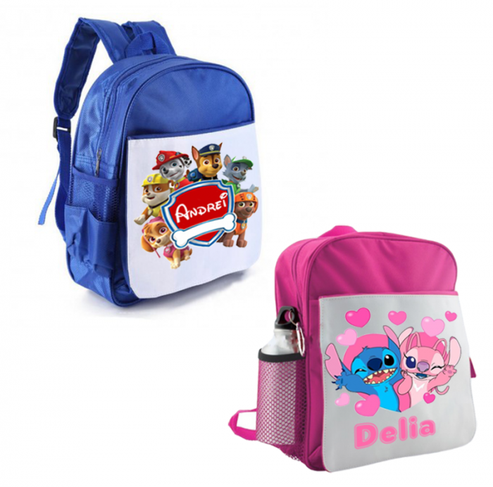 Set personalizat Gradinita/Scoala personalizat cu nume si personajul preferat [12]
