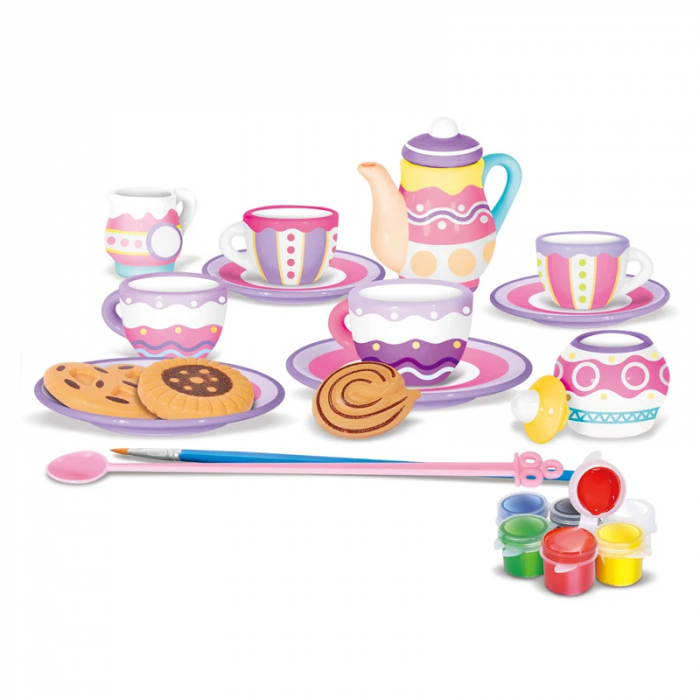Set Pictura: Set de Ceai Ceramica cu 21 Piese, 3+ Ani [1]