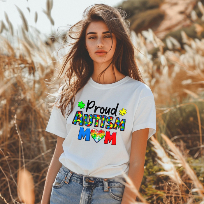 Tricou Proud Autism Mom [1]