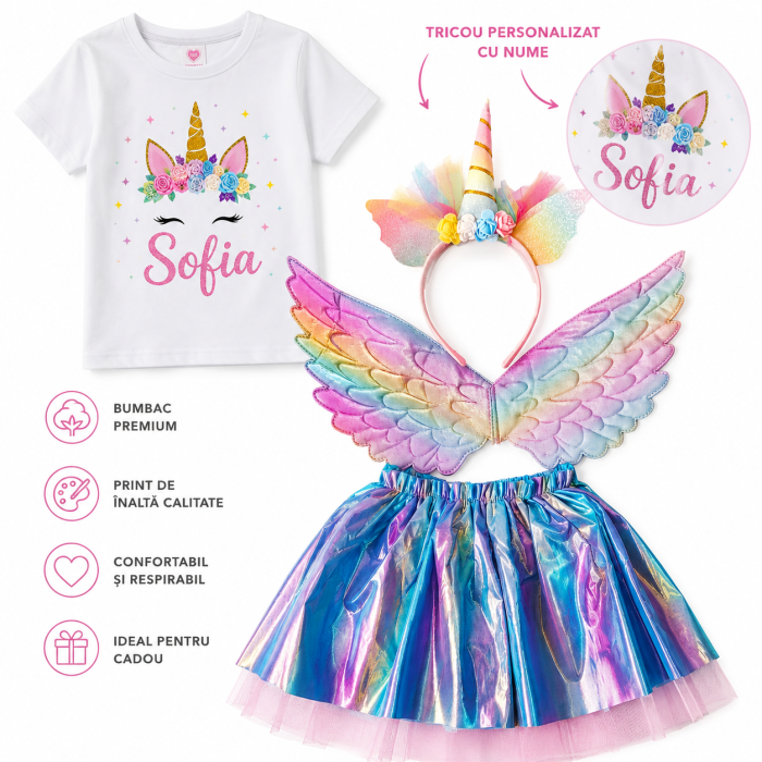 Set Unicorn personalizat cu nume [2]