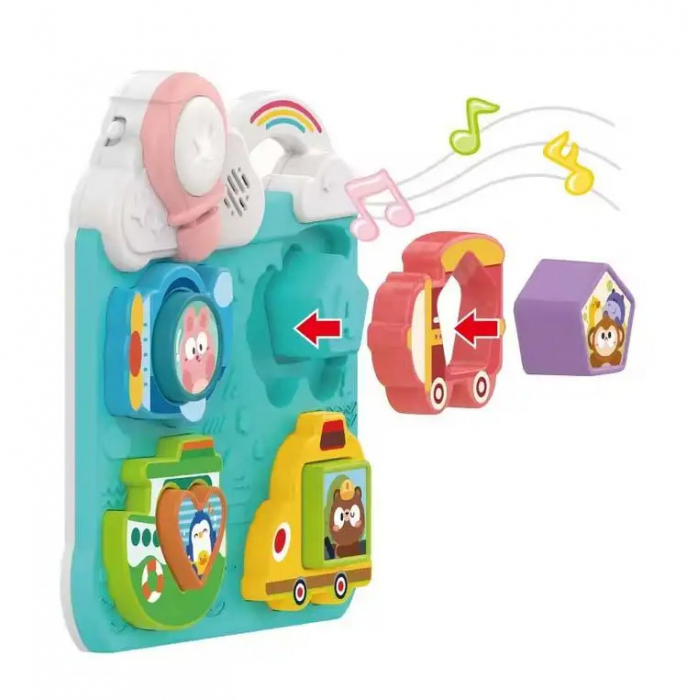 Sortator Interactiv Bebe cu sunete - Mijloace de transport [2]
