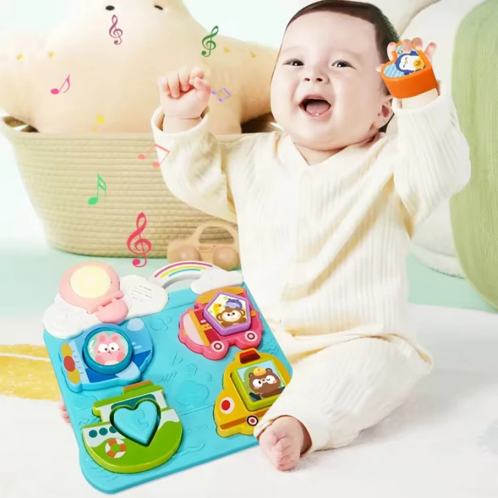 Sortator Interactiv Bebe cu sunete - Mijloace de transport [4]