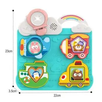 Sortator Interactiv Bebe cu sunete - Mijloace de transport [6]