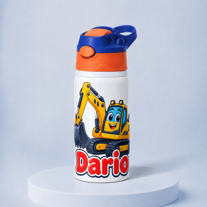 Sticla pentru copii, iepuras, personalizata cu nume [2]