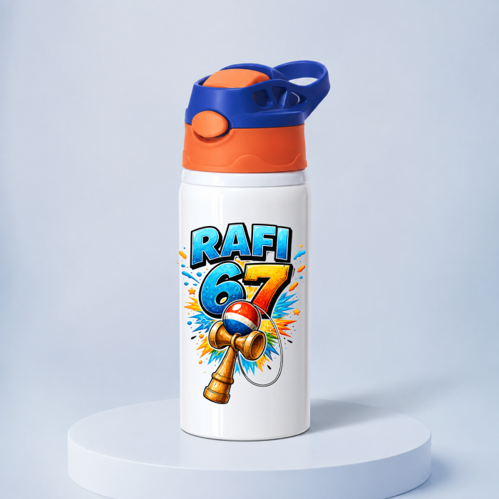 Sticla pentru copii, iepuras, personalizata cu nume [3]