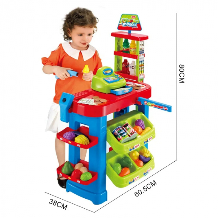Supermarket de Jucarie pentru Copii - Set Interactiv cu Casa de Marcat si Accesorii [5]