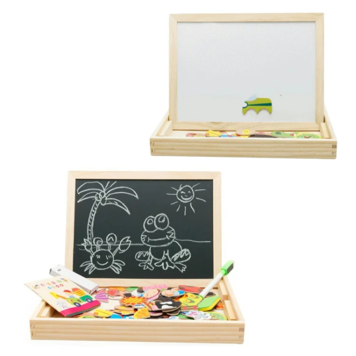 Tabla Magnetica Creativa din Lemn pentru Copii 3+ [5]