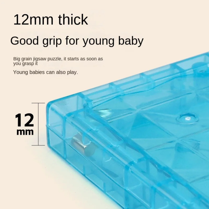 Tangram Magnetic 3D pentru Copii 3+ – Puzzle de Constructie cu Piese Magnetice Colorate [6]