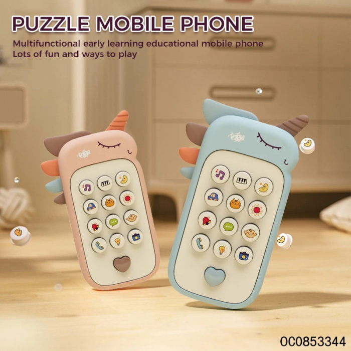 Telefon Unicorn Interactiv pentru Bebelusi [3]