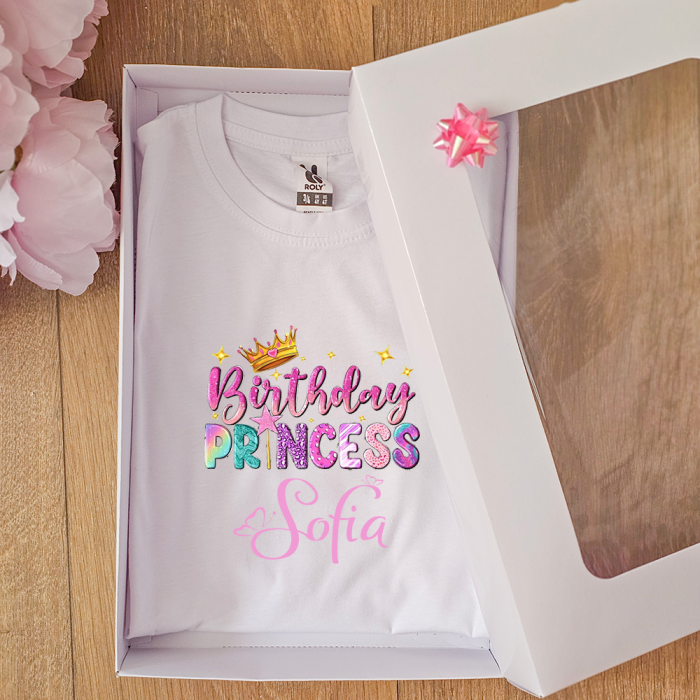 Tricou Birthday Princess  personalizat  cu nume [3]