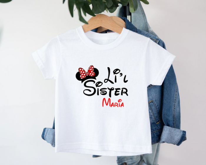 Tricou bumbac Copii  personalizat  Li'l Sister [1]