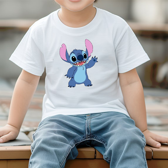 Tricou Copii  personalizat cu Stitch si nume [2]