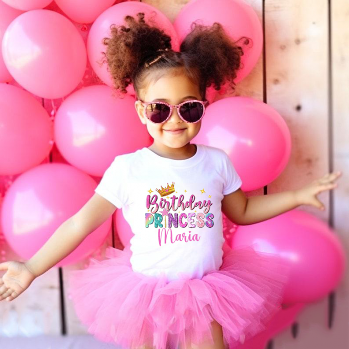 Tricou Birthday Princess  personalizat  cu nume [1]