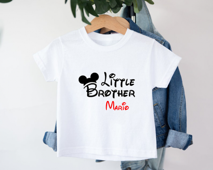 Tricou bumbac Copii  personalizat Little Brother [1]