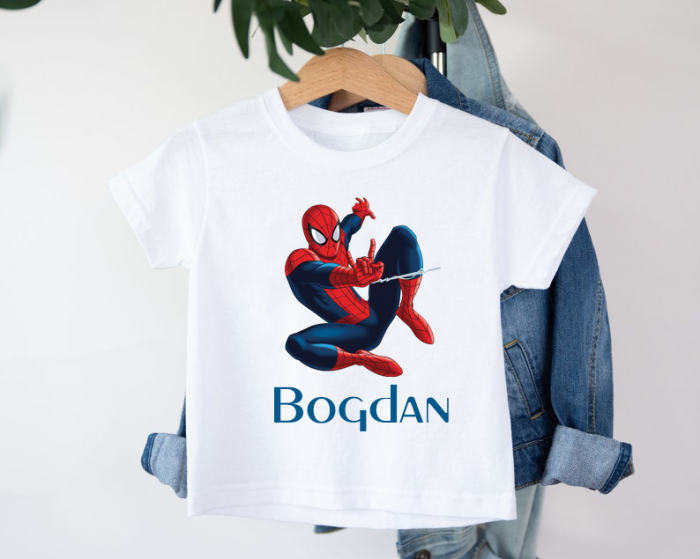 Tricou copii Spiderman Personalizat cu nume [2]