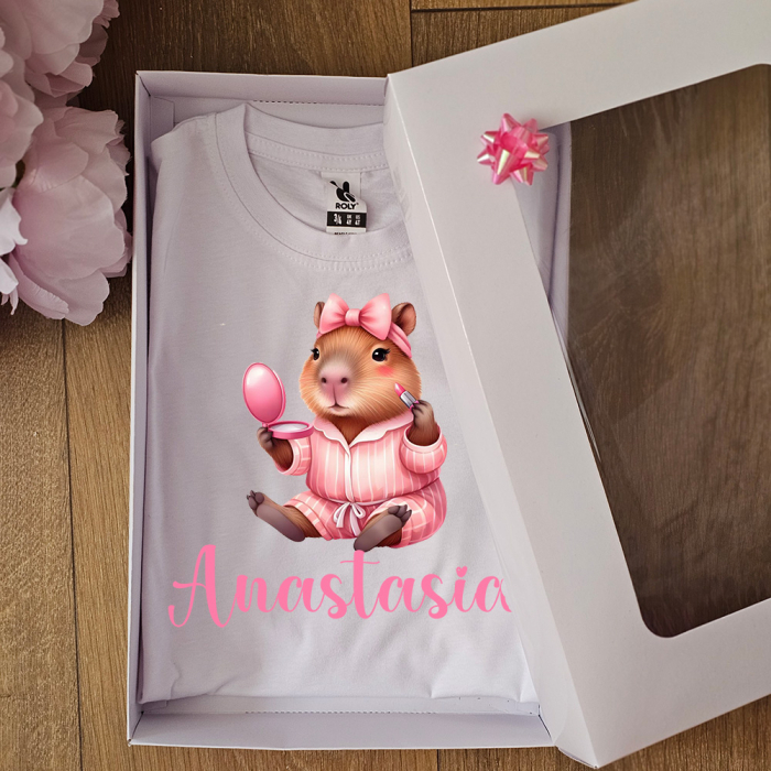 Tricou copii Capybara "In the Mirror" [1]
