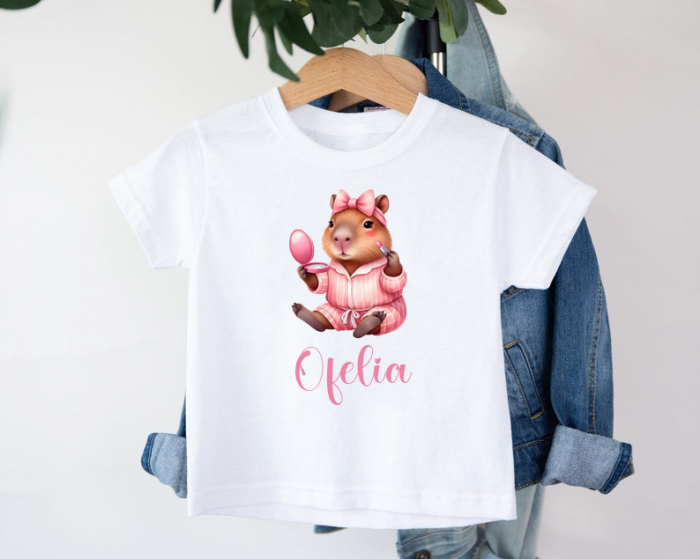 Tricou copii Capybara "In the Mirror" [2]