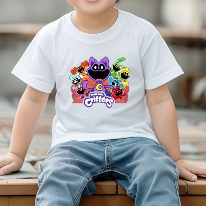 Tricou copii Creaturi Zambitoare, Smiling Critters, Personalizat cu nume [1]