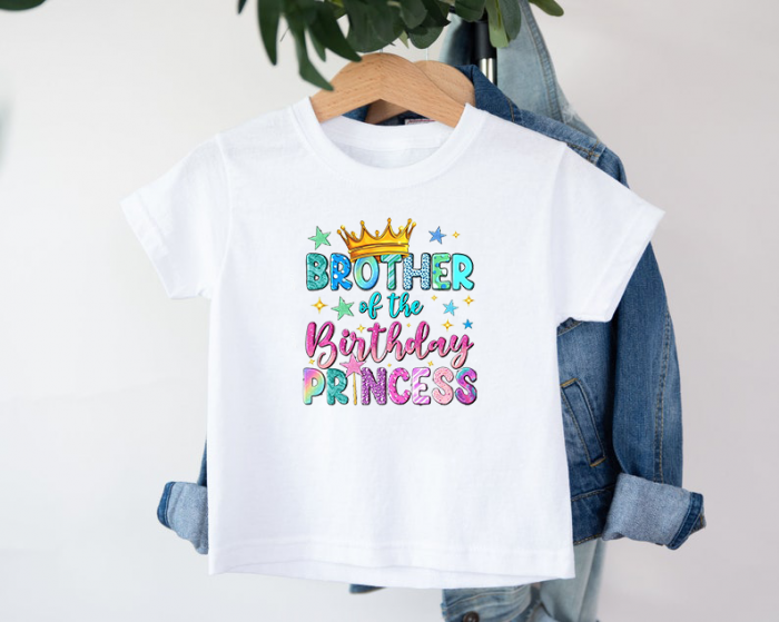 Tricou personalizat  cu nume - Brother of the Birhday Princess [1]